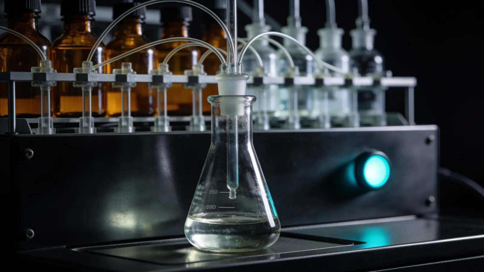 A benchtop automated peptide synthesiser, the single machine that builds both sides of tesamorelin vs sermorelin