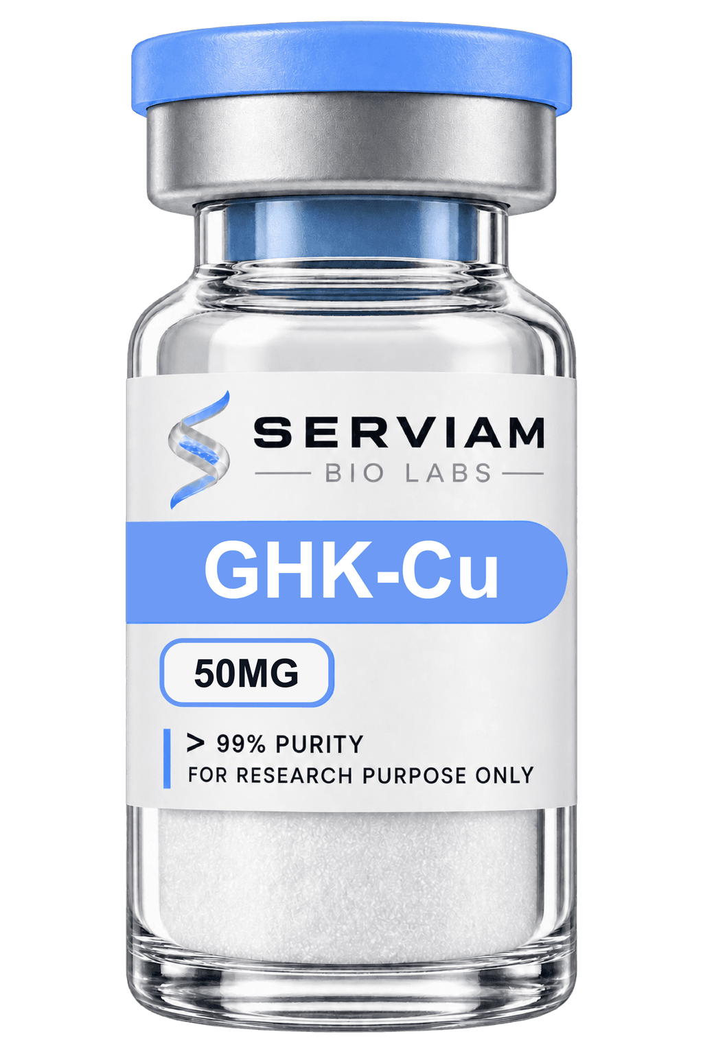 SERVIAM GHK-Cu, 50 milligram vial, 99.86%